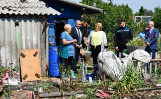 В Городокском районе ликвидировали последствия непогоды